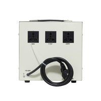 Stabilisateur de tension automatique numérique sans contact 3000W 5000W AC 110V 200V 230V en cuivre avec affichage numérique pour usage domestique intelligent