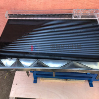 Table vibrante en alliage d'aluminium léger de haute qualité pour équipement de test de séparation gravitaire de l'or fin en laboratoire