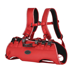 <span class=keywords><strong>Sac</strong></span> à <span class=keywords><strong>dos</strong></span> de transport professionnel pour grands chiens, support horizontal avant et arrière pour chiens âgés et handicapés, idéal pour la randonnée et les voyages - Product Image 2