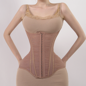 Faja moldeadora de cintura, faja de reloj de arena adelgazante, moldeadora de <span class=keywords><strong>cuerpo</strong></span>, moldeadora de <span class=keywords><strong>huesos</strong></span> de acero, moldeadora ajustable de talla grande - Product Image 1