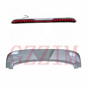 สปอยเลอร์ปีกหลังคุณภาพสูง ผลิตจากพลาสติก+เหล็ก พร้อมไฟเบรก LED สำหรับ LX570 ปี 2008-2015 สีขาว/ดำ ลดราคาจากโรงงาน - Product Image 1