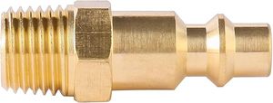 <span class=keywords><strong>BILAL</strong></span> laiton 1/4 pouces NPT mâle tuyau d'air industriel adaptateur de connexion rapide coupleur d'air Kit de prise raccords de compresseur d'air 2 pièces OEM - Product Image 3