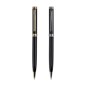Mini Bolígrafo De Metal con Logo gratis, bolígrafo negro para Hotel, bolígrafo de firma con logotipo personalizado - Product Image 2