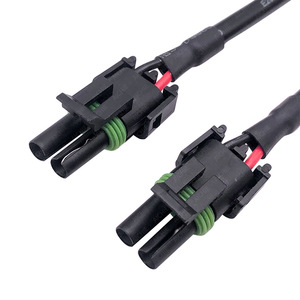 Faisceau de câblage automobile 1 mètre 12 V, connecteur adaptateur à âme en cuivre et isolation PVC pour relais de phare de voiture avec fusible - Product Image 4