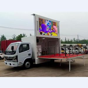 Camion mobile extérieur d'affichage à LED de Dongfeng LHD RHD Écran LED Panneau d'affichage publicitaire Camion à vendre - Product Image 4