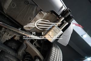 Tubo delantero Catback de punta de <span class=keywords><strong>escape</strong></span> cromado negro para <span class=keywords><strong>Audi</strong></span> Q5 2,0 T <span class=keywords><strong>SQ5</strong></span> Style <span class=keywords><strong>Escape</strong></span> - Product Image 4