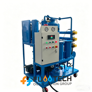 Purificateur d'huile de lubrification sous vide FUOOTECH LOP-10 économique, dispositif de recyclage d'huile de lubrification, équipement de filtration d'huile de lubrification - Product Image 1
