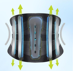 Ceinture de soutien respirante avec coussinet lombaire pour femmes et hommes – Soulagement des douleurs lombaires et hernies discales - Product Image 6
