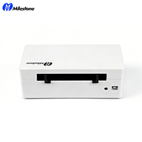Milestone MHT-L1091 Impresora Térmica de 110 mm y 203 DPI para Etiquetas de Alimentos, Rollo a Rollo, USB, Ecológica, Resistente al Agua