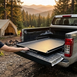 Bandeja Deslizante Universal de Aluminio para Camioneta, Compatible con Ford F150, Dodge Hilux, Chevy GMC <span class=keywords><strong>Sierra</strong></span>, BYD Shark, Precio de Fábrica - Product Image 3