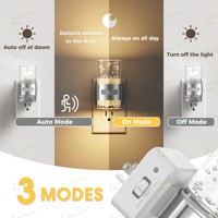 Veilleuse à détecteur de mouvement LOHAS DCH2, lumière LED décorative de luxe à brancher sur prise murale, détecteur de mouvement pour couloir, salle de bain
