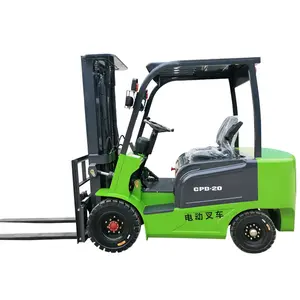 Çin fabrika 2 Ton elektrikli Forklift 60V lityum pil 3 tonluk hidrolik 2000kg tam elektrikli Forklift satılık