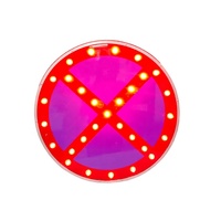 Panneau de signalisation triangulaire solaire CadSolar 700 mm 31 LED rouges Réflecteur 3M pour travaux routiers et zones dangereuses