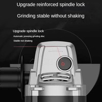 Vente chaude meuleuse d'angle au Lithium sans balai meuleuse d'angle électrique haute puissance meuleuse d'angle à batterie Portable sans fil