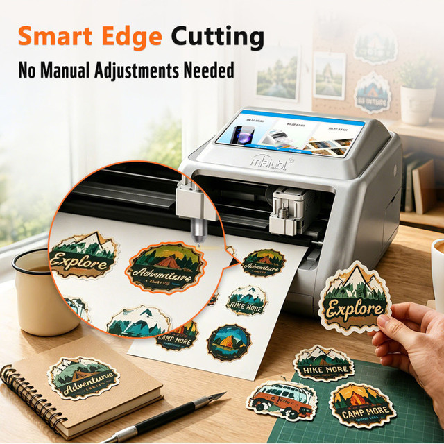 Mietubl M888 Phone Sticker Printer and Cutting Machine Smart Edge Cutting High-Quality Printing Unlimited Creativity Repair Tool