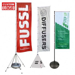 Mástil para Bandera con Base de Agua para Publicidad, Bandera de Malla para Publicidad Exterior, Banderas Japonesas Nobori - Product Image 1