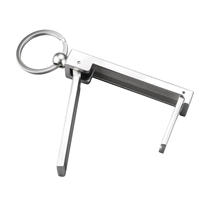 New Product Wholesales Zinc Alloy Fashion Handmade Safety Bag Holder Hook Electronic Key Finder Belt Offset Customized Logo