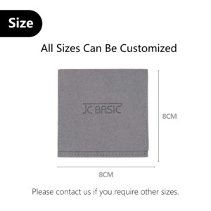 JCBASIC – Pochettes en microfibre pour boucles d'oreilles et bracelets en daim, sacs à bijoux personnalisés, emballages pour bijoux - Product Image 2