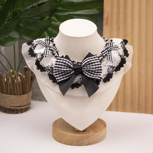 Animingle - Bavaglino per Animali Domestici in Pizzo di Poliestere Ricamato di Grado <span class=keywords><strong>Gioielleria</strong></span>, Stile Principessa, Bandana Regolabile per Cani e Gatti di Piccola Taglia - Product Image 4