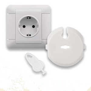 Venta al por mayor de fábrica personalizada tipo Francia cubierta de salida de descarga eléctrica <span class=keywords><strong>Protector</strong></span> de enchufe a prueba de bebés - Product Image 1