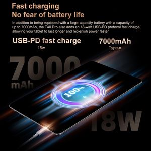 <span class=keywords><strong>Teclast</strong></span> T40 Pro 4G LTE tablette PC 10.4 pouces 8 go + 128 go 7000mAh batterie Android 11 <span class=keywords><strong>Teclast</strong></span> M40 Pro 4G LTE tablette PC - Product Image 3