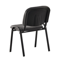 Chaise de bureau en maille simple et confortable. Chaise de bureau commerciale avec structure en fer et design sans accoudoirs. Utilisation à domicile ou au bureau.
