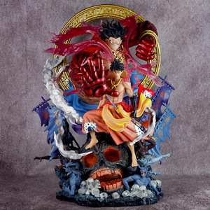 Vendita all'Ingrosso di Bambole da 43cm di Personaggi dei Cartoni Animati, Serie <span class=keywords><strong>One</strong></span> <span class=keywords><strong>Piece</strong></span> Ryuukaze Mirage Wakanokuni, Statuette Artigianali di Fudo King Luffy - Product Image 4