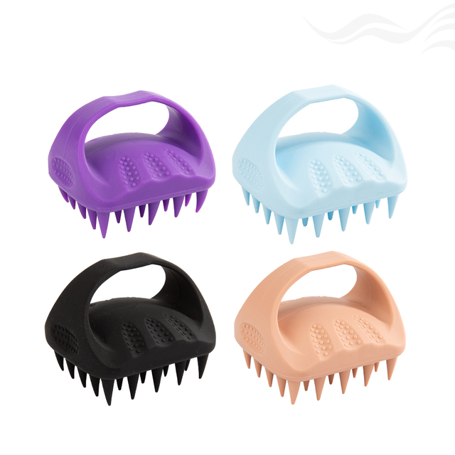 Head Scratcher Scalp Exfoliator Shower Hair Brush Silicone Head Scrubber Anti-Itch Silicone Scalp Massager Shampoo Brush
