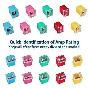 Набор автомобильных предохранителей ATO/ATC с высокой пропускной способностью, для замены, с гарантией 1 год, для лодок, морского транспорта, автофургонов, внедорожников, трициклов - Product Image 2