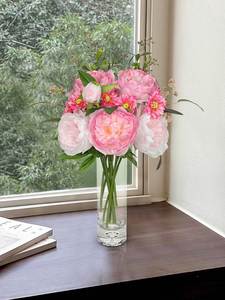 Wholesale High Quality 3 Heads <b>Artificial</b> Silk Peony <b>Flowers</b> for Wedding Party Home <b>Flower</b> Arrangement Decoration - Product Image 3
