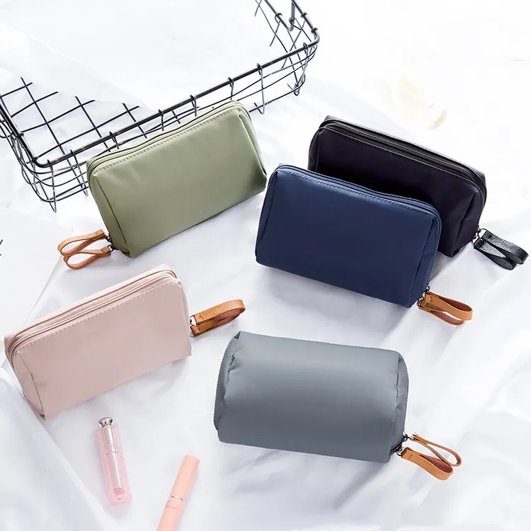 Nhà Máy Giá Thời Trang Son Môi Mini Pouch Mỹ Phẩm Vệ Sinh Cá Nhân Di Động Lưu Trữ Trang Điểm Túi Với Dây Kéo