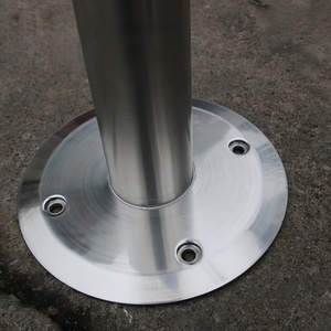 Gambe <span class=keywords><strong>per</strong></span> Tavoli Moderne in Acciaio Inossidabile <span class=keywords><strong>per</strong></span> <span class=keywords><strong>Cucina</strong></span>, Soggiorno, Scuola, Sala <span class=keywords><strong>da</strong></span> Pranzo - <span class=keywords><strong>Piedi</strong></span> Fissi Resistenti, Colonna di Supporto in Legno Massello - Product Image 3