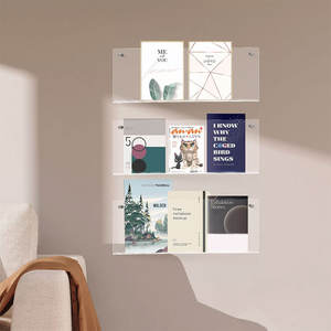 ที่ใส่แบบแขวนติดผนังแผ่นพับนิตยสารอะคริลิคใส - Product Image 5