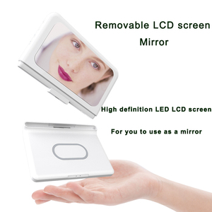 Fullwill Đồng Hồ Sạc Không Dây Đồng Hồ Báo Thức Kỹ Thuật Số Sạc Nhanh Qi 15W Màn Hình Led Đồng Hồ Để Bàn 3 Trong 1 Hiện Đại Hiển Thị Tháng & Ngày - Product Image 5