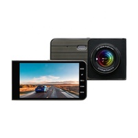 Caméra embarquée double objectif 4 pouces AC5601 la plus vendue, 1080P avant, 480P arrière, angle 130-150°, contrôle par application, faible consommation, enregistrement en boucle