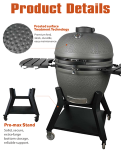 Parrilla <span class=keywords><strong>de</strong></span> Jardín AUPLEX <span class=keywords><strong>Asador</strong></span> <span class=keywords><strong>de</strong></span> Carbón Kamado Joe <span class=keywords><strong>de</strong></span> Cerámica Estilo Lujoso Premium <span class=keywords><strong>de</strong></span> 27 y 29 Pulgadas para Exterior BBQ - Product Image 4