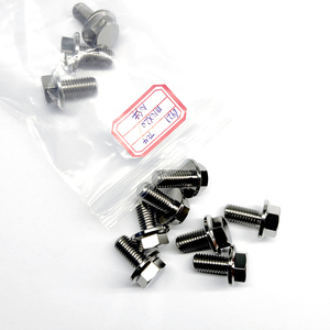 Cường độ cao tùy chỉnh M8 Hex mặt bích GR5 Ti-6Al-4V bu lông titan, ốc vít và ốc vít - Product Image 3