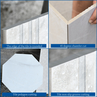Vente chaude nouvelle découpeuse de carreaux de porcelaine usage domestique machine de découpe de carreaux humides de granit de marbre pour carreaux de coupe de 1200mm