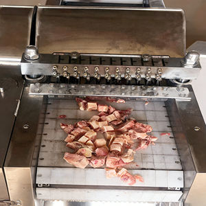 חותך קוביות בשר חצי אוטומטי חדש מנירוסטה, לבשר קפוא/טרי, עובי מתכוונן 2.5-15 מ\\\"מ, נייד ונגד החלקה - Product Image 6