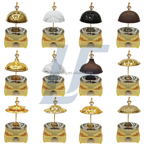 Peralatan Katering Restoran Stainless Steel 8 Liter Set Chafing Dish Gantung Mewah Warna Emas Pemanas Alkohol Penghangat Makanan - Product Image 6