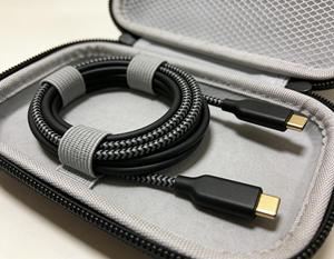 <span class=keywords><strong>Cable</strong></span> de Datos USB Tipo C-C Personalizado y Portátil de 100W 5A para Carga Rápida de Teléfonos Móviles y Cámaras, Ecológico - Product Image 3