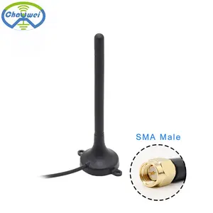Manufacturer Supply Outdoor Dual Wifi Range Extender 3dBi GSM Omni Magnetic Antenna 860mm