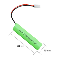 JINTION 3.6V 300mAh 2/3AA Tipe Stick Suhu Tinggi HT Isi Ulang Kustom OEM Lampu Darurat Paket Baterai NiMH