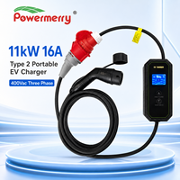Chargeur EV portable 11 kW 16 A Type 2 400 Vca CE TUV RoHS IP67 pour fabricants OEM ODM, grossistes et distributeurs européens