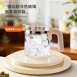 Bouilloire électrique 1,5 L entièrement en verre, thermostatique, fonction maintien au chaud, pour usage domestique - Product Image 1
