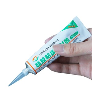 Square Brand Silicone Adhesive 100ml Transparent Soft High Temperature Resistant For Glass Metal Leather Sealing - Product Image 5