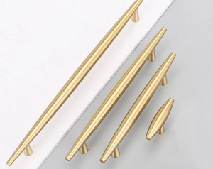 Sang Trọng Châu Âu Phong Cách Mỹ CNC Sản Xuất Hiện Đại End Chỉ Rắn Brass Xử Lý Đồ Nội Thất Tủ Tủ Tủ Tủ Xử Lý - Product Image 5
