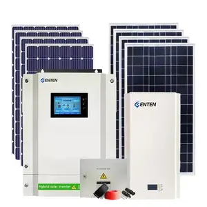 गुणवत्ता predesigned स्थापना लागत 18kw 16kva 10kw 15kw हाइब्रिड 30kw 50kw पलटनेवाला 5kw बंद ग्रिड सौर ऊर्जा प्रणाली के लिए घर