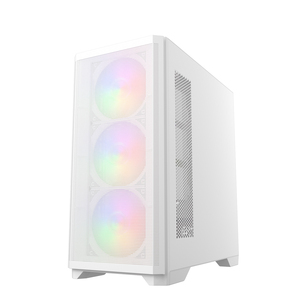 Casing Pc ATX desain baru 2024 casing komputer bingkai perangkat keras SPCC 3.0mm kaca Tempered USB 0.7 menara penuh Eatx kabinet PC untuk Gamer - Product Image 2