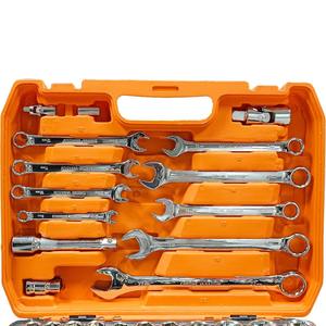 82-Piece Modern Hand Operated Auto Repair & Home Use <b>Universal</b> <b>Socket</b> Wrench Ratchet Set with Hard Case Tool Kit Made in China - Product Image 3
